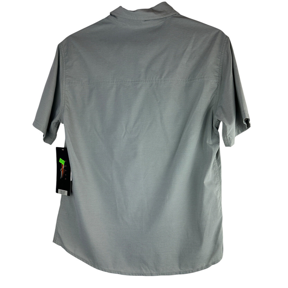 NWT Sitka Mojave SS Shirt Everyday Field Gray Grid Lightweight Men's Size Medium - Picture 8 of 12